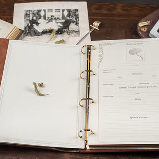 Книга родовід сімейний літопис зі шкіри ручної роботи
