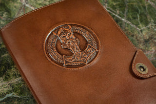Кожаный блокнот "Викинг"- Privilege Handmade 