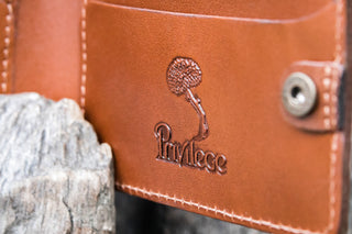 Шкіряний гаманець з персоналізацією "Privilege Classic" коричневий