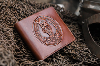 Кожаный кошелёк ручной работы "Викинг" Кожаный кошелёк ручной работы "Викинг" - Privilege Handmade 