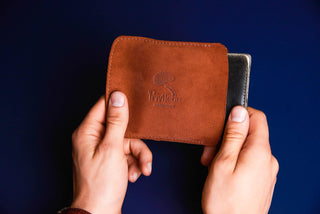 Кожаный кошелёк ручной работы "Доллар" Кожаный кошелёк ручной работы "Доллар" - Privilege Handmade 